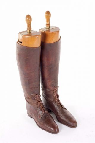 Vintage - Peal And Co Leather Riding Boots With Trees