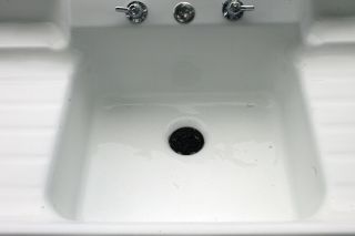 Vintage CRANE 60 Inch Antique Farmhouse Farm Kitchen Sink 7