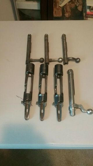 Mauser Receivers And Bolt Bodies.  1columbian And 2 Federal Ordenance.  Also Bolts.