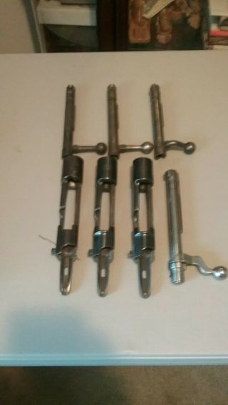 Mauser receivers and bolt bodies.  1columbian and 2 federal ordenance.  also bolts. 2