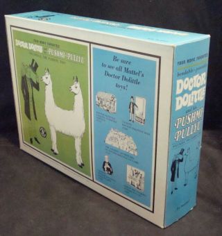 Vintage Mattel 1967 Dr.  Dolittle & His Pushmi Pullyu Two Headed Llama MIB RARE 4