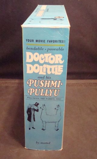Vintage Mattel 1967 Dr.  Dolittle & His Pushmi Pullyu Two Headed Llama MIB RARE 7