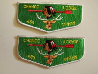 Boy Scouts America,  Bsa,  Patch,  Chanco Lodge,  Www 483,