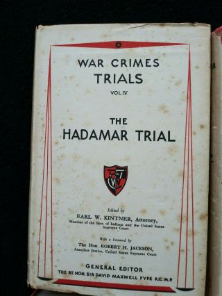 War Crimes Trials: Six Volumes 1949 - 1952 First Editions 3