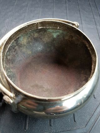 Antique Chinese Hand Warmer Paktong Silver 6