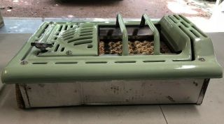 Vintage Peerless Model 7602 Gas Wall Heater - Green 11