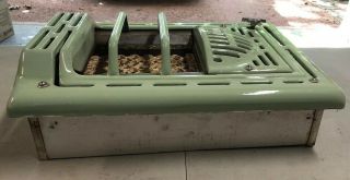 Vintage Peerless Model 7602 Gas Wall Heater - Green 3