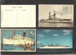 M1149 - 16 Post Cards Wwi U.  S.  Warships (named For States) 2 Bonus Cards - All