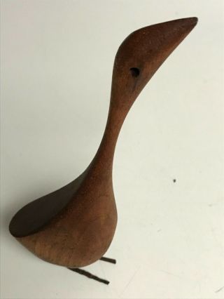 Vintage Teak Bird Mid - Century Modern Scandinavian