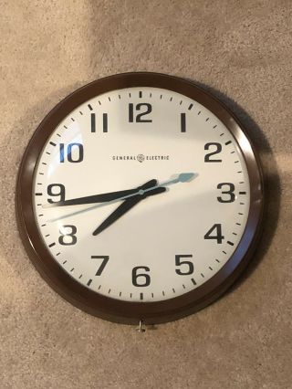 Vtg Mid Century Modern General Electric GE Model 2012 Wall Clock 10