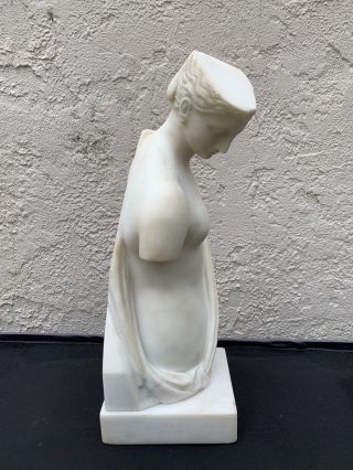 Antique Italian Marble Statue Sculpture Italy nude woman 4