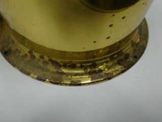 Schatz Royal Mariner Analog Clock West - Germany Ship Clock Roman Numerals Brass 6