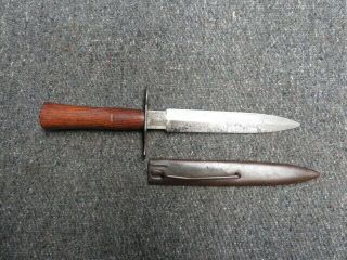 Wwi French Model 1916 “avenger” Trench Fighting Knife - Finish - Bourgade