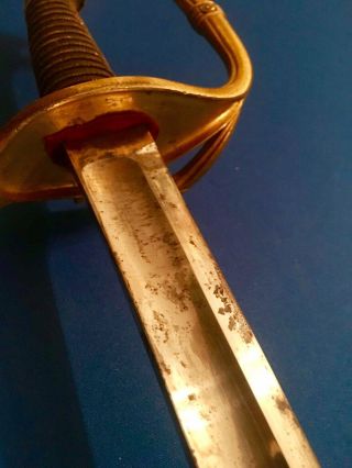 French? US? Russian? 19 Century Officer Sword Saber Dagger Knife 9