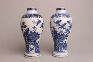 Wonderfull Antique Chinese Porcelain Vases,  18th Century Fine Painting