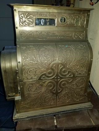 HALLWOOD Brass Cash register Very Rare (local Pick up),  National,  American 11