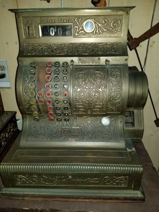 HALLWOOD Brass Cash register Very Rare (local Pick up),  National,  American 12