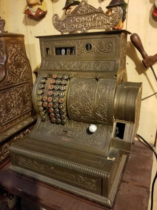 Hallwood Brass Cash Register Very Rare (local Pick Up),  National,  American