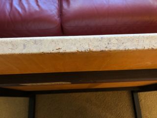 Paul Frankl furniture 1940 ' s Mid century modern two tier Cork Table 5001 213 4