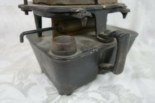 Antique 19th C Cast Iron C.  O.  & G.  S.  CO,  Gardner MASS Iron Heater Lamp Burner 6