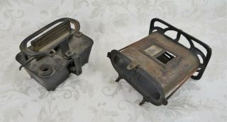 Antique 19th C Cast Iron C.  O.  & G.  S.  CO,  Gardner MASS Iron Heater Lamp Burner 7