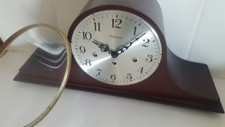 Dunhaven Mantle Clock Franz Hermle West Germany With Key Great Sound