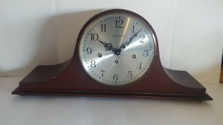 Dunhaven Mantle Clock Franz Hermle West Germany with Key Great Sound 2