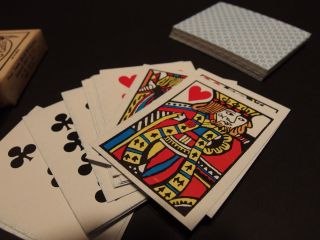Antique Vintage Style 19th C Deck of Playing Cards 3