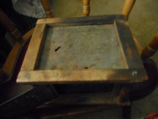 ANTIQUE VINTAGE EARLY BUGGY HANDMADE HEATER,  COALS WERE PLACED INSIDE FOR HEAT 18 8