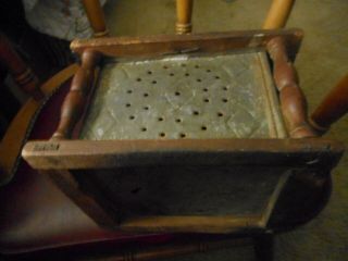 ANTIQUE VINTAGE EARLY BUGGY HANDMADE HEATER,  COALS WERE PLACED INSIDE FOR HEAT 18 9