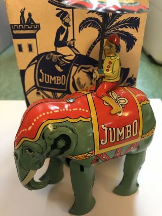 Tin Toy Jumbo Germany Boxed Post War /blomer & Schiller / Drgm