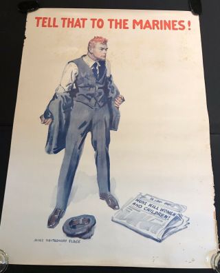 U.  S.  Marines James Montgomery Flagg World War One Poster