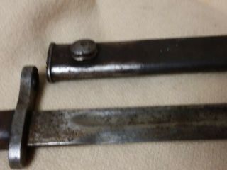 WW1 into WW2 - Spanish Mouser Bayonet & Scabbard - Fresh from the family 2