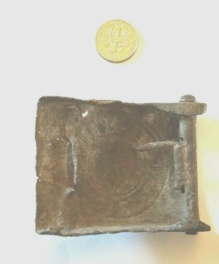 WW2 German Army Belt Buckle Recovered from Omaha Beach D - Day 2
