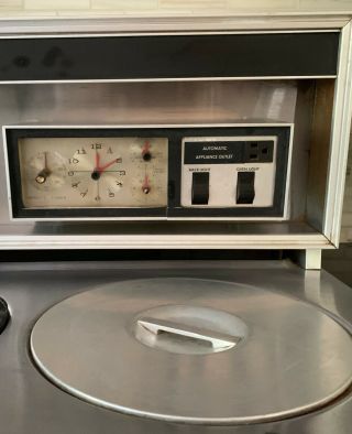 VINTAGE CHAMBERS 60s GAS STOVE/OVEN,  OWNER,  RED 6