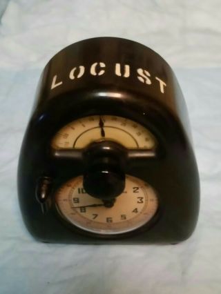 Vintage Clock Hawkeye Measured Time Model - L La Porte,  Ind. , 2