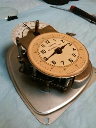 Vintage Clock Hawkeye Measured Time Model - L La Porte,  Ind. , 5