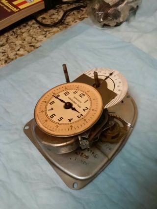 Vintage Clock Hawkeye Measured Time Model - L La Porte,  Ind. , 7