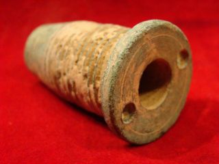 Dug Brass Confederate Time Fuse Adapter For Read Shells.  Civil War Artillery