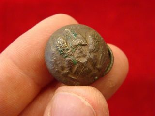 DUG U.  S.  ARTILLERY COAT BUTTON FROM THE 1864 RESACA GA.  BATTLEFIELD.  CIVIL WAR 3