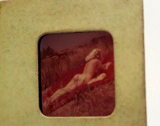 Vintage 1900 ' s Nude Female Girl - Stereoview Viewer - 6 Photo Slides - BOX 4