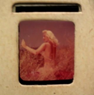 Vintage 1900 ' s Nude Female Girl - Stereoview Viewer - 6 Photo Slides - BOX 5