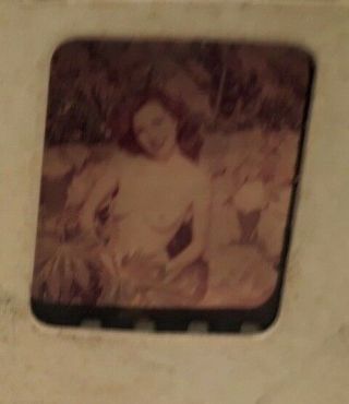 Vintage 1900 ' s Nude Female Girl - Stereoview Viewer - 6 Photo Slides - BOX 9
