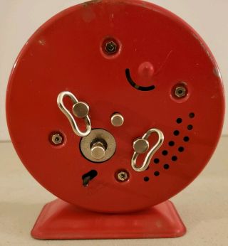 1930 ' s Bayard Mickey Mouse Mechanical Animated Nodder Wind - Up Alarm Clock France 4