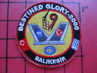 Air Force Squadron Patch Greece Greek Exersize 2000 In Turkey Rare Rare