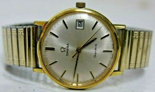 Old Gents Omega Geneve With Date - Movement - Rare L@@k