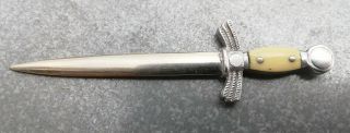 Wwii German Wermacht Officers Letter Opener Rare War Relic
