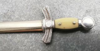 WWII German WERMACHT Officers LETTER OPENER RARE war relic 2