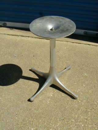 Herman Miller George Nelson Small Pedestal Aluminum Table Base (base Only)
