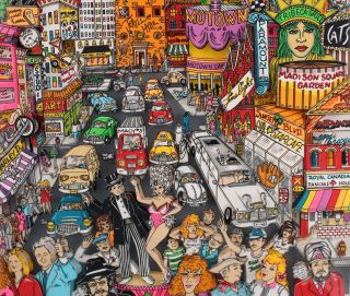 Authentic Artist Proof CHARLES FAZZINO York City 3D Pop - Art Silkscreen Print 7